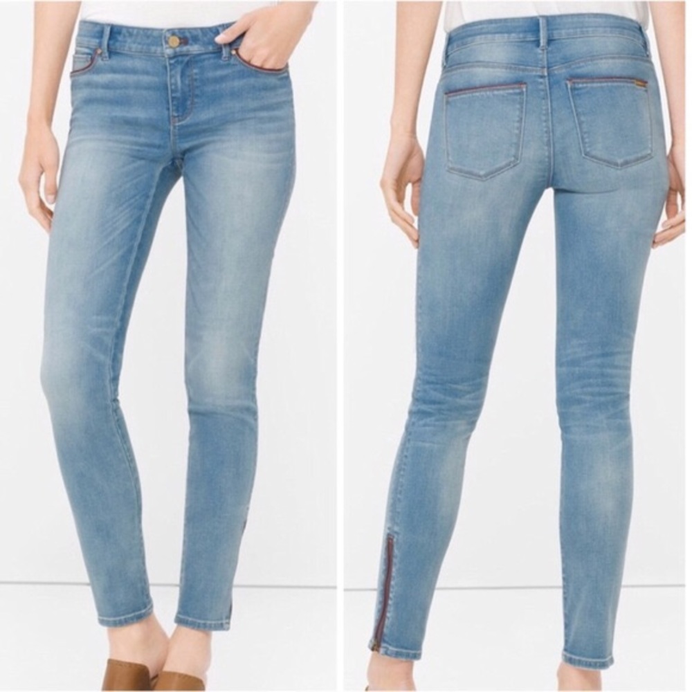 WHITE HOUSE BLACK MARKET Skimmer Ankle Jeans Sz. 0